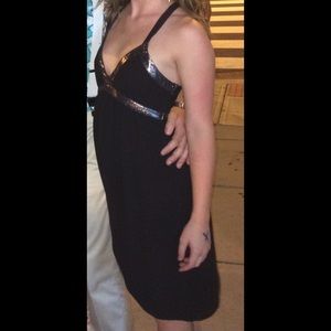 Gentlefawn Black Halter Dress